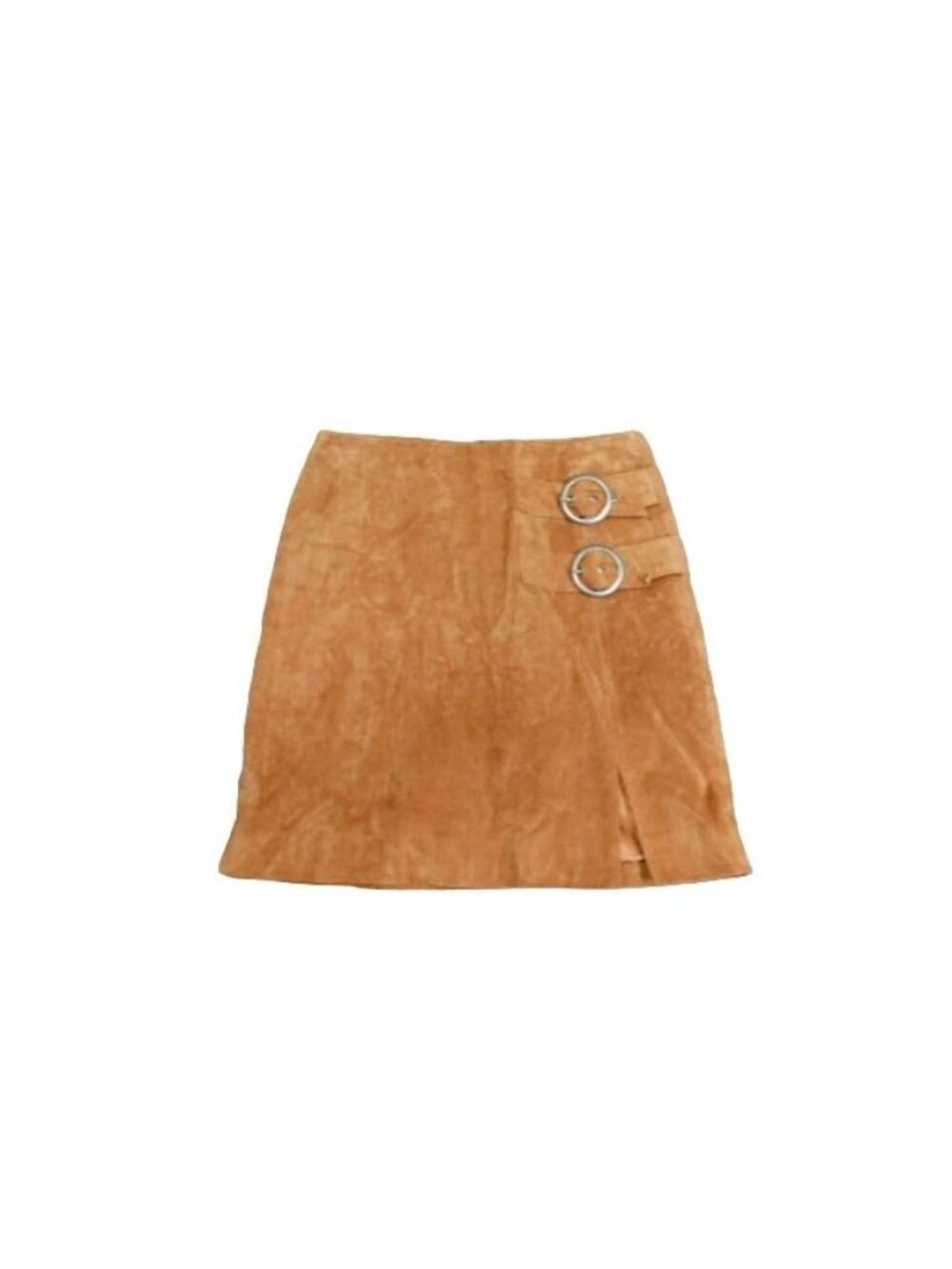 BlankNYC Blank NYC Size 27 Leather Lined Brown Retro Look Skirt